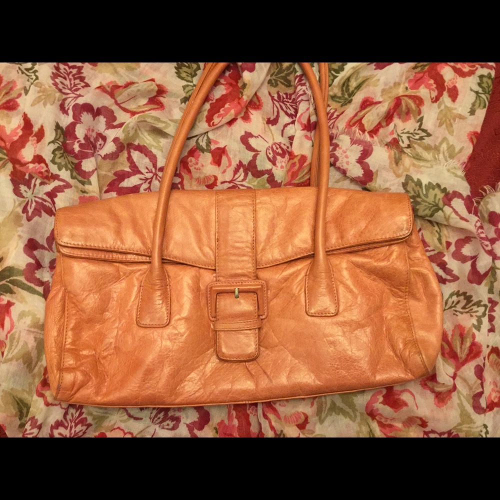 EUC HOBO Pink leather shoulder bag